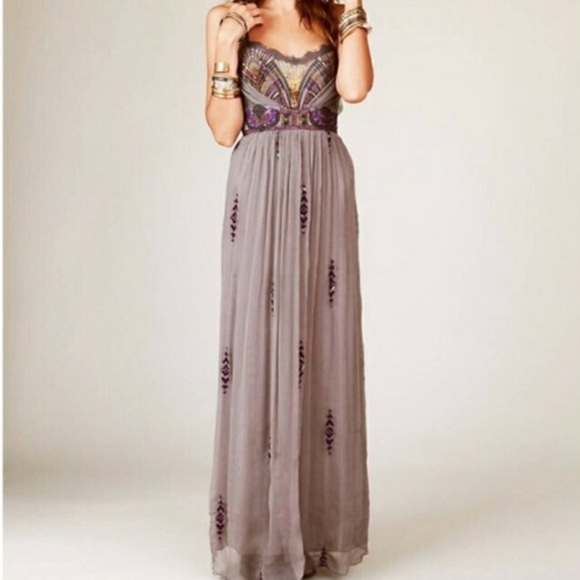Free People Dresses & Skirts - NWOT Free people Artemis embellished maxi dress